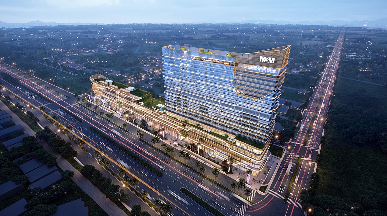 M3M The Line Sector 72 Noida official project elevation